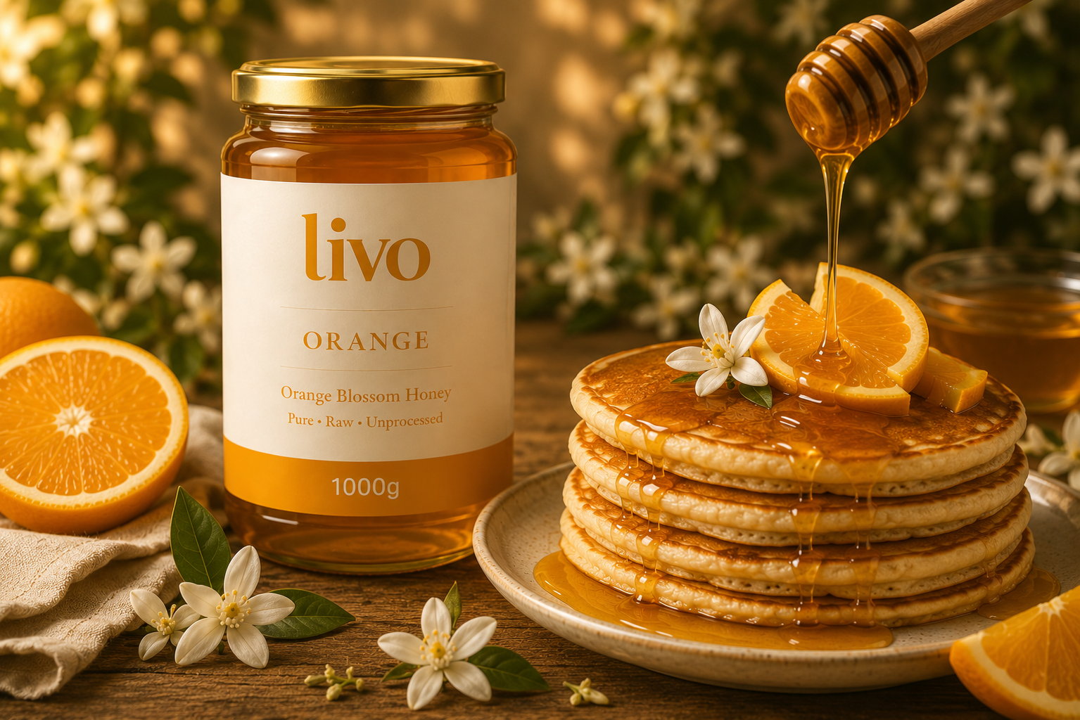 Livo Orange Blossom Honey 1000g