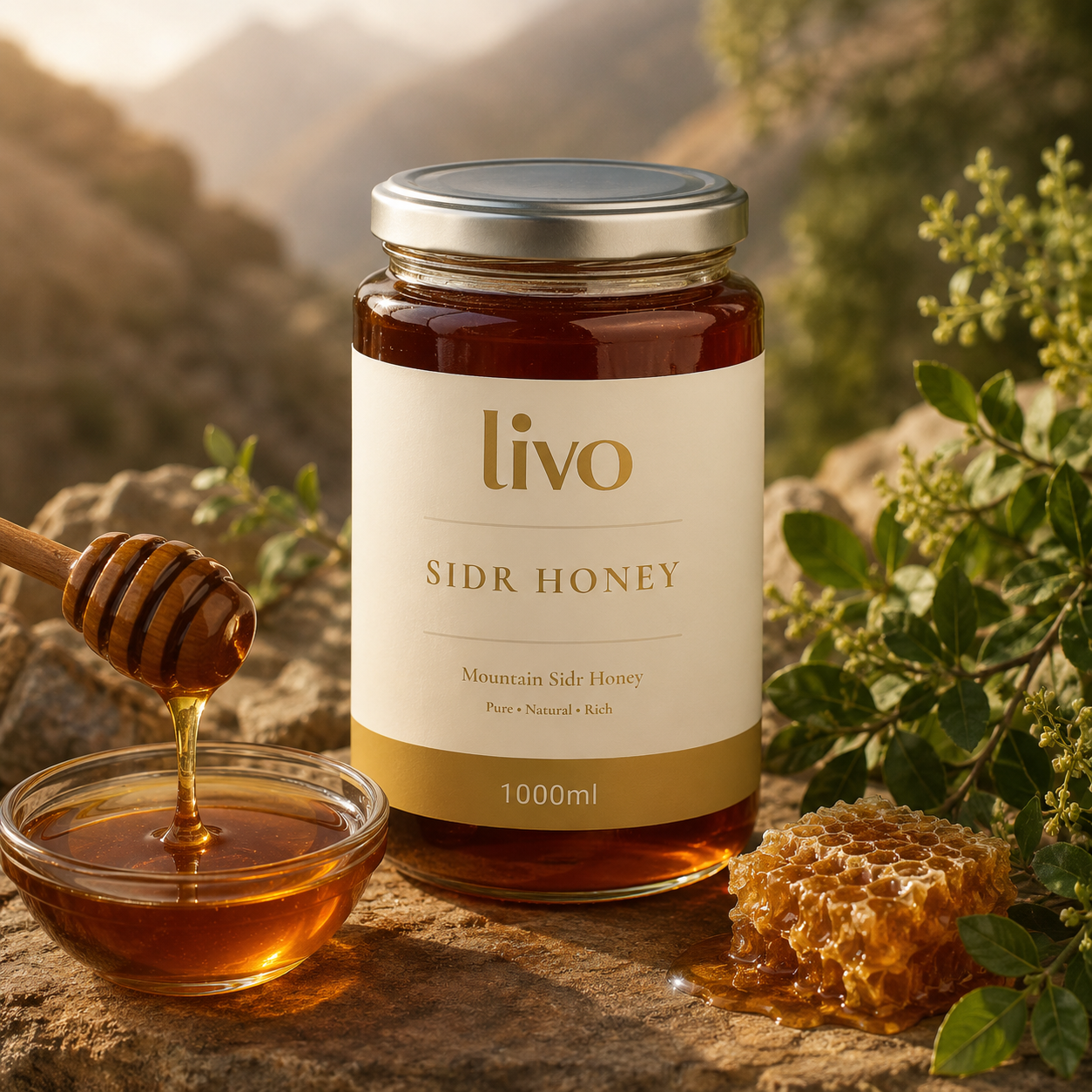 Livo Mountain Sidr Honey 1000g